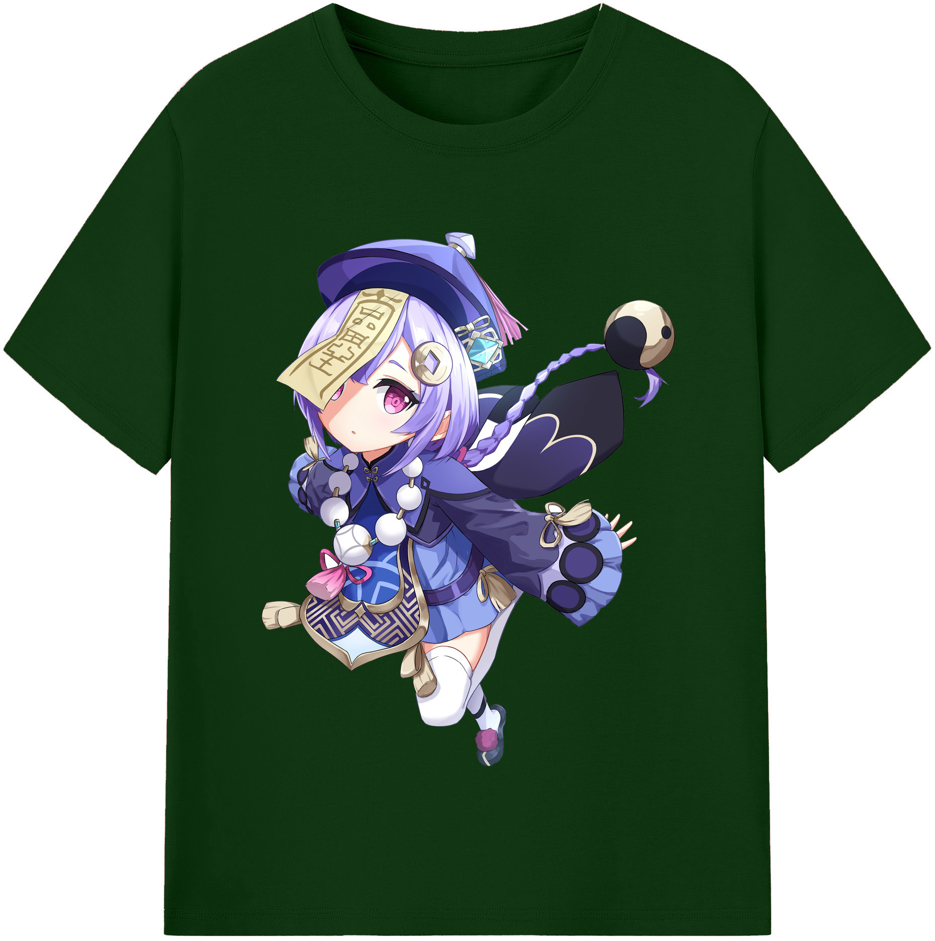 げんし神 七七 なな  genshin Nana 綿100％半袖Tシャツ（フロントプリント）
